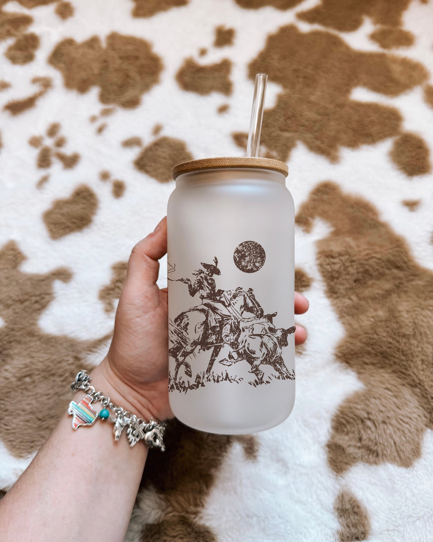 Cowboyin’ Frosted Glass Beer Can