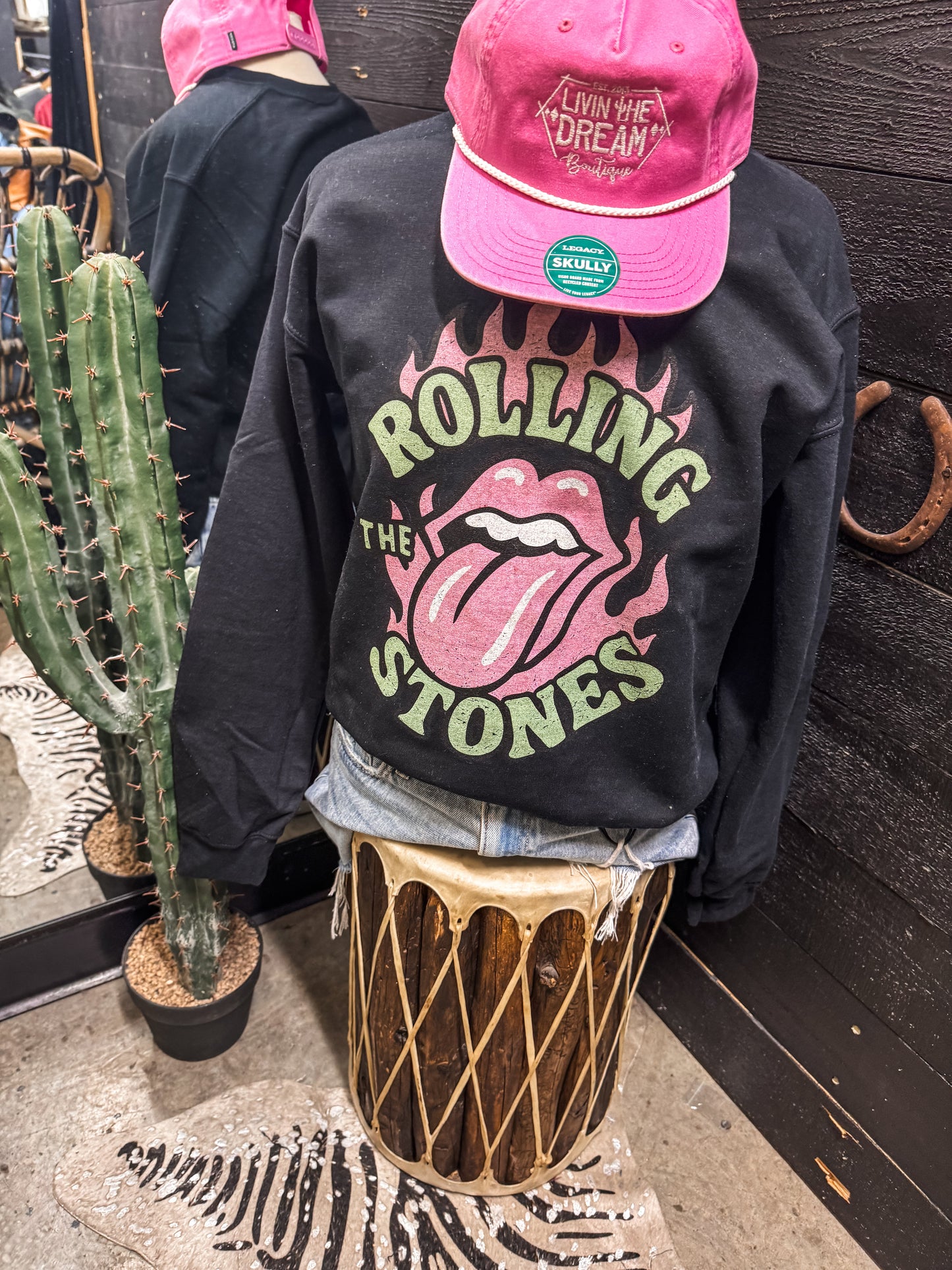 The Rolling Stones Flames Sweatshirt