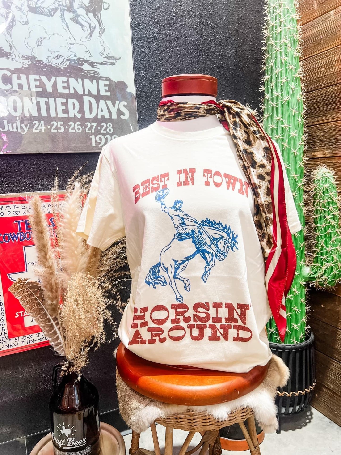 Horsin Around Design on Tee