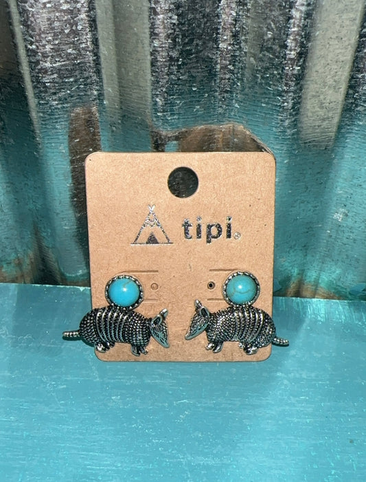 The Armadillo Earrings