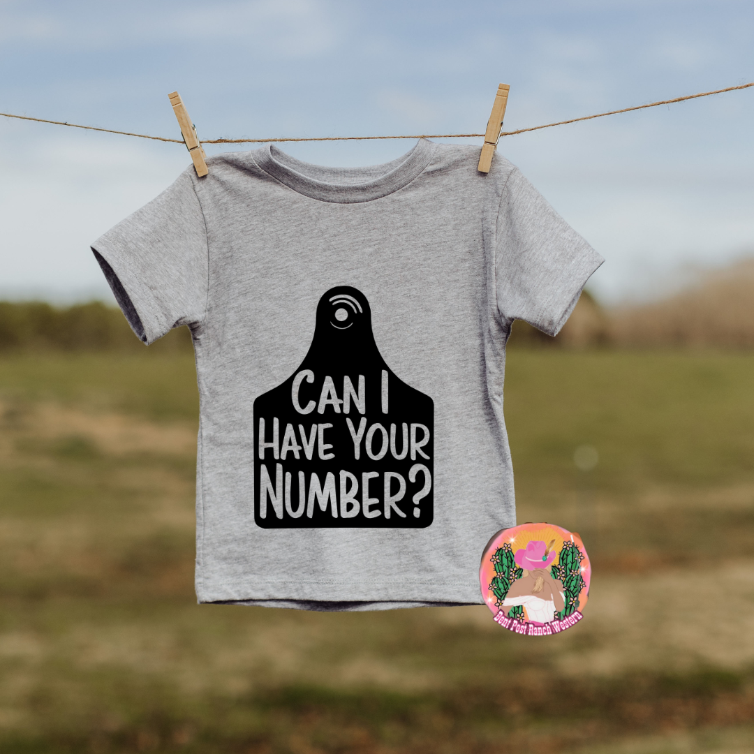 Can I Have Your Number Tee