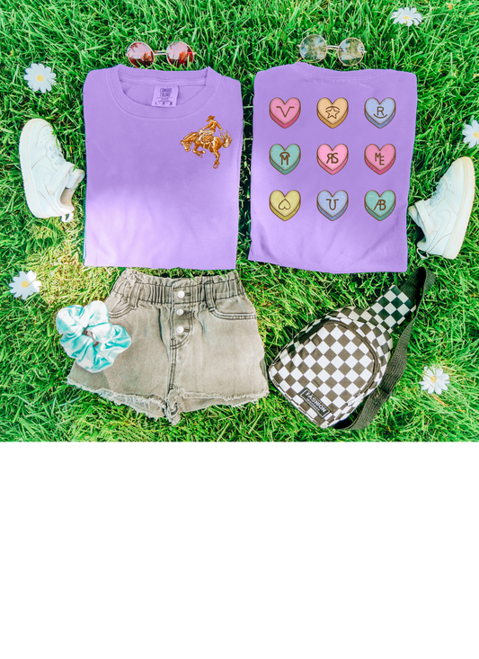 Cowboy Conversation Hearts Tee