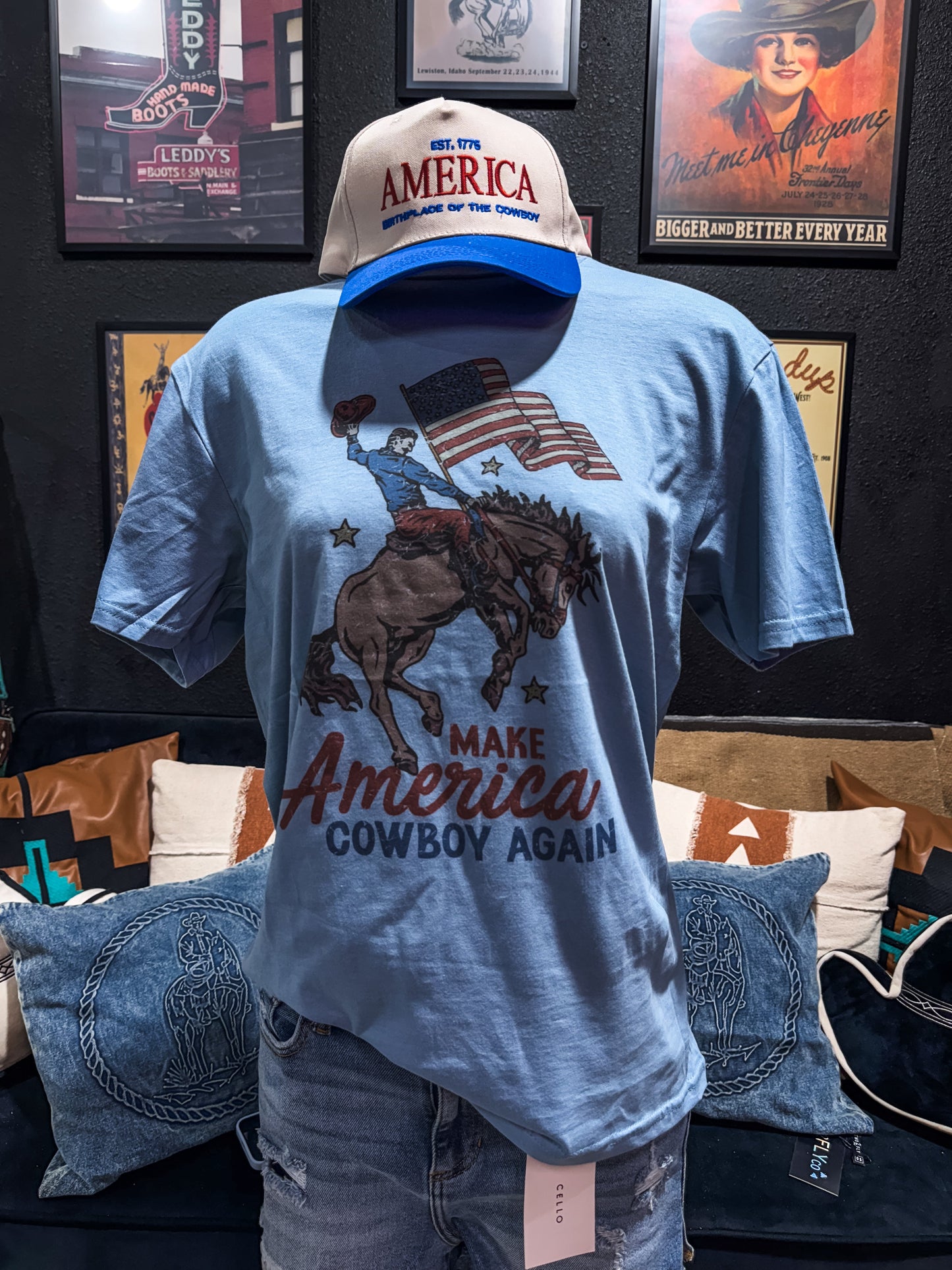 Cowboy Again Tee