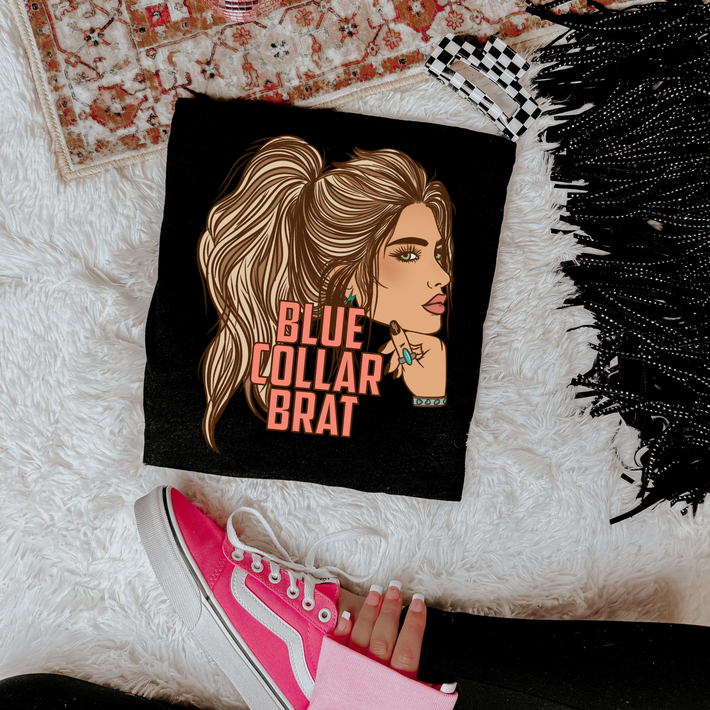 Blue Collar Brat Graphic Tee
