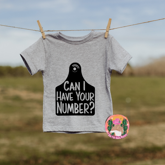 Can I Have Your Number Tee